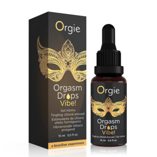 【葡萄牙Orgie】  可舔食! 蜜桃香 高潮震動精華露 15ml