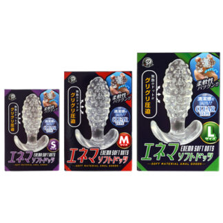調教! 擴張! 一次GET! 水蜜果透明坐騎肛栓 S. M. L 三種可選